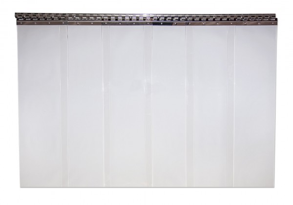 PVC-Streifenvorhang transparent 300 x 3 mm - Breite 1,25 m
